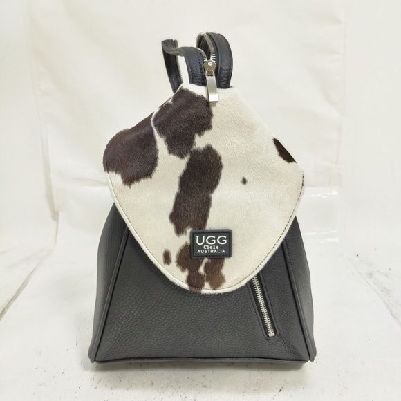 UGG BackPack Bag Black Leather - Picture 1 of 9